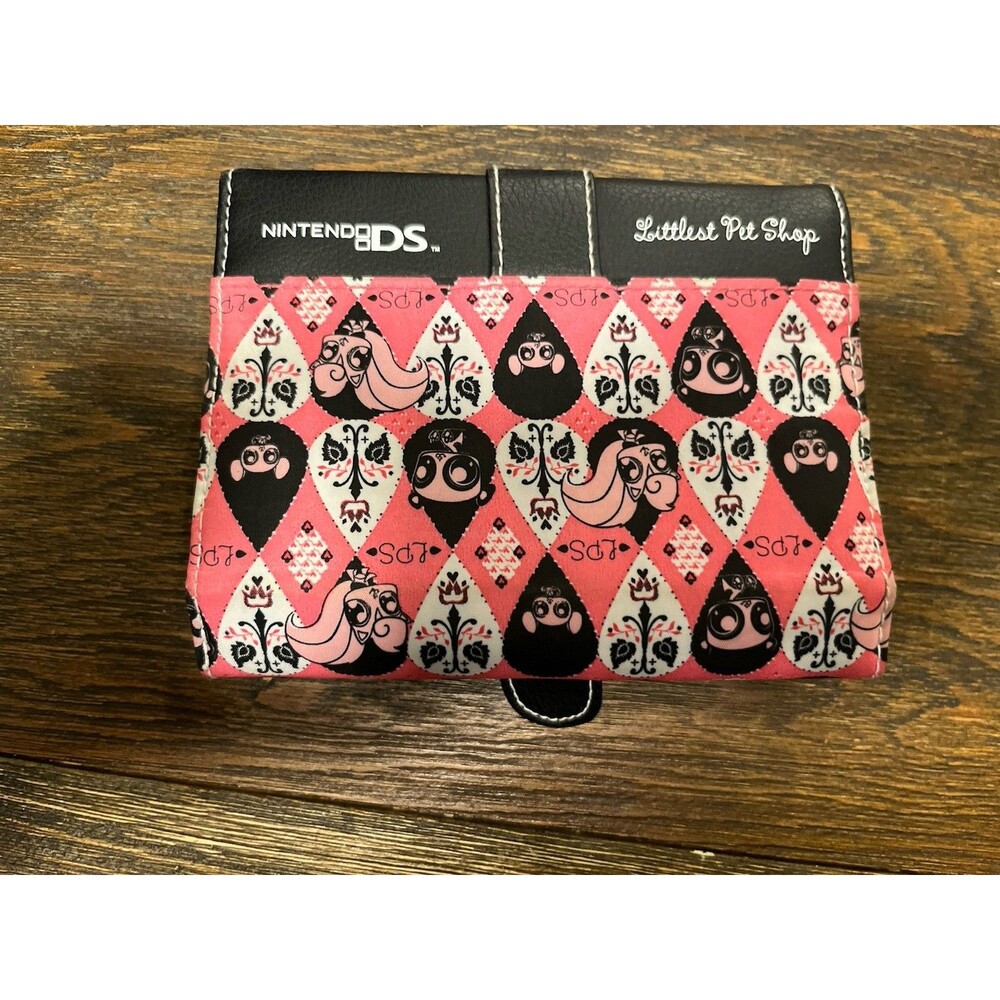 2008 Littlest Pet Shop Nintendo DS Carrying Case Purse LPS Vintage